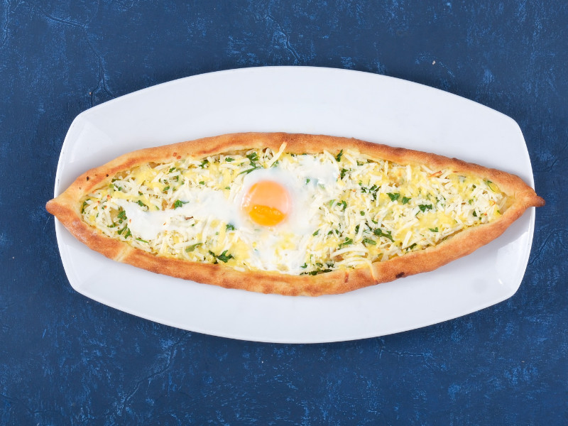 Açık Köy Peynirli Pide